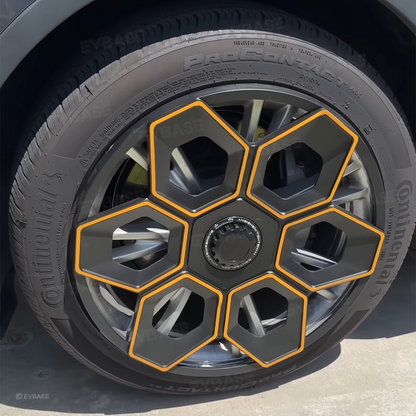 Model Y/ Y Juniper Wheel Covers 19 Inch Hex Wedge Hubcaps Honeycomb Wheels Style for Tesla