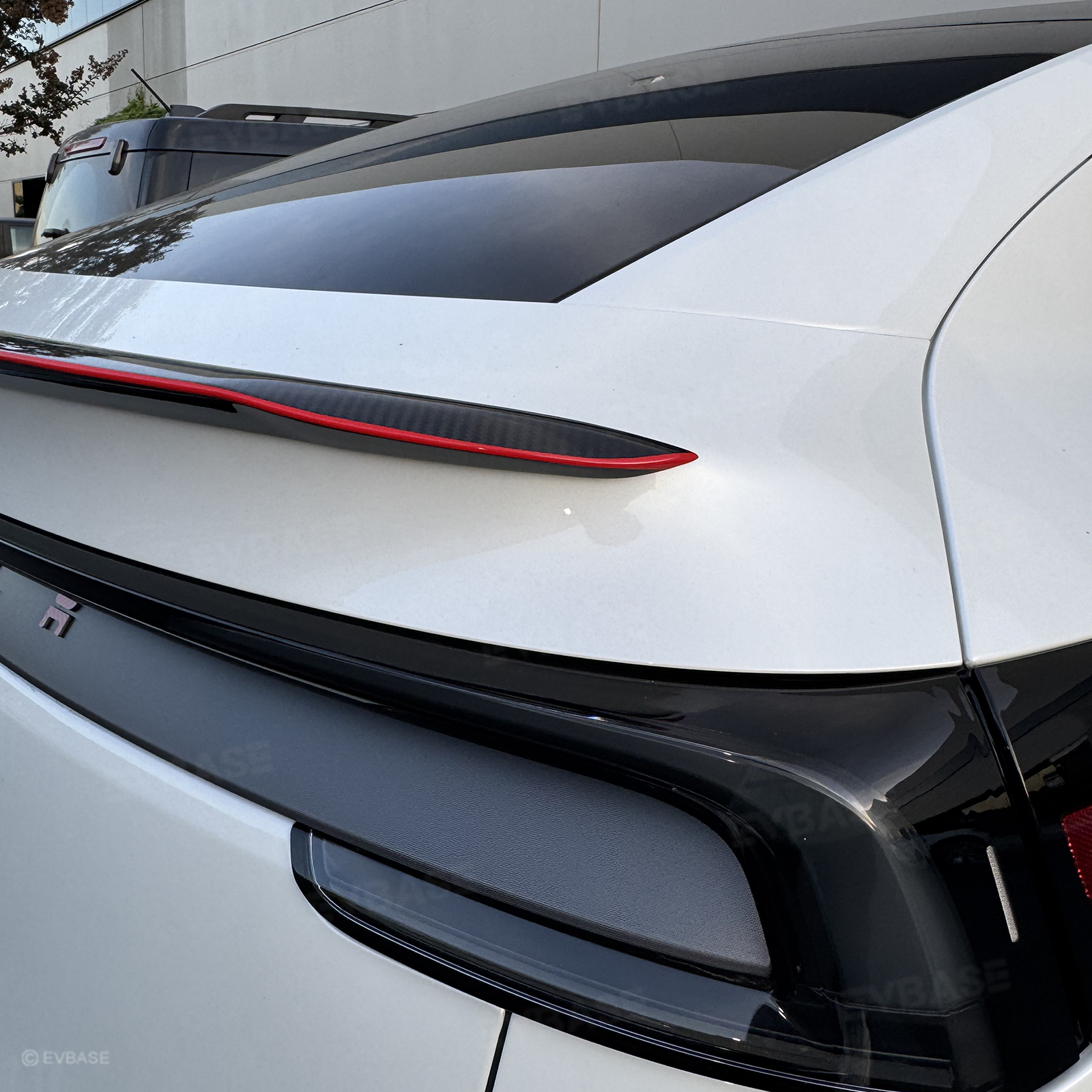 Carbon Fiber Rear Wing Spoiler for Model 3 Highland/ Y Juniper with Performance Style Redline Rear Trunk Spoiler