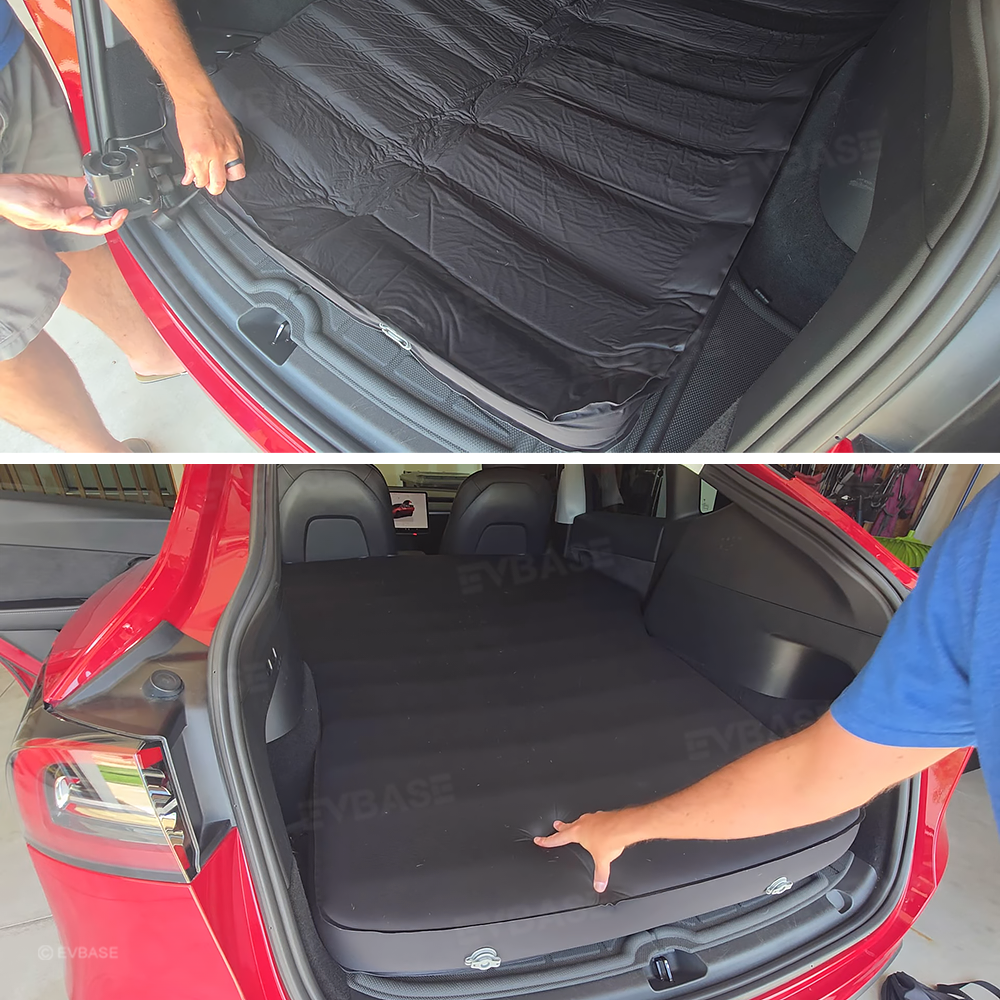 Model Y/ Y Juniper Air Mattress Inflatable Camping Mattress With OEM Style External Air Pump