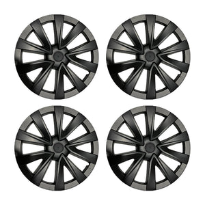 EVBASE Tesla Model 3 Wheel Cover 18 Inch Hubcap Inspired by Model 3 Sport Wheels Exterior Accessories Upgrade 2017-2023 Year