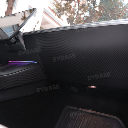 Model 3 Y Glove Box Cover Real Carbon Fiber for Tesla Glove Box Decorative Patch|EVBASE