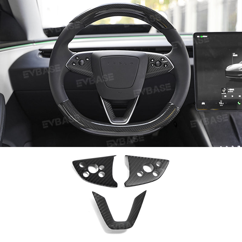 Tesla Model Y Juniper Real Carbon Fiber Upgrade Kit Full Interior Protection Cover Trim Overlay