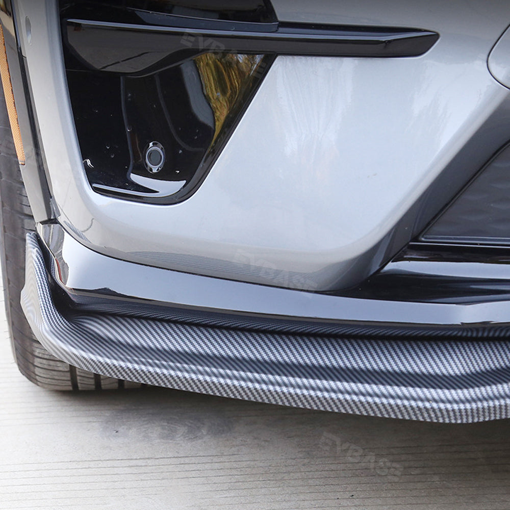 Ford Mustang Mach-E Front Bumper Lip ABS 3-Stage Diffuser Spoiler Splitter
