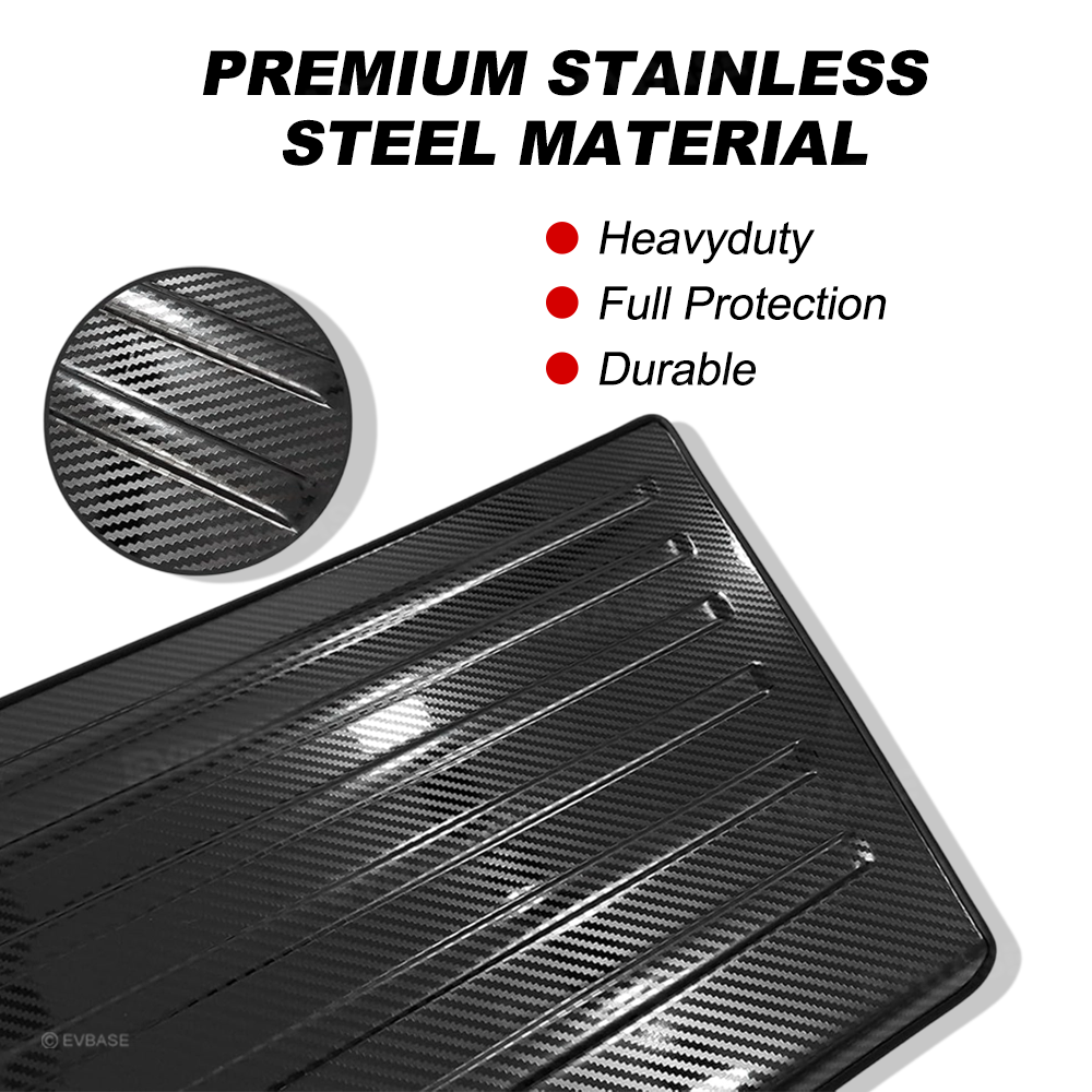 Cybertruck Rear Bumper Tailgate Protector Stainless Steel Tailgate Top Cover Rear Bumper Guard Step Plates