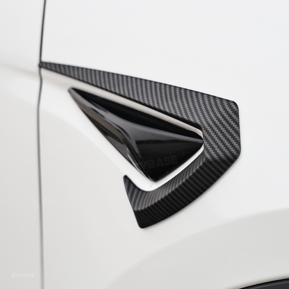 Side Fender Camera Vent Trim ABS Sporty Style Turn Signal Cover for Tesla Model Y/ Y Juniper & Model 3/ 3 Highland