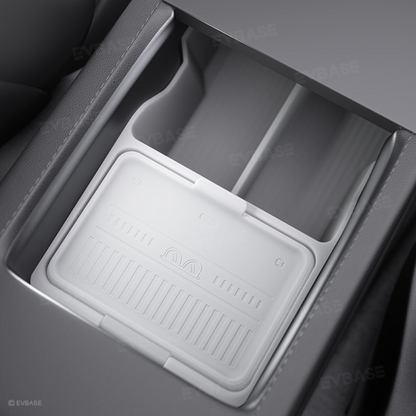 Model Y Juniper/ 3 Highland Silicone Center Console Organizer Armrest Storage Tray with Lid