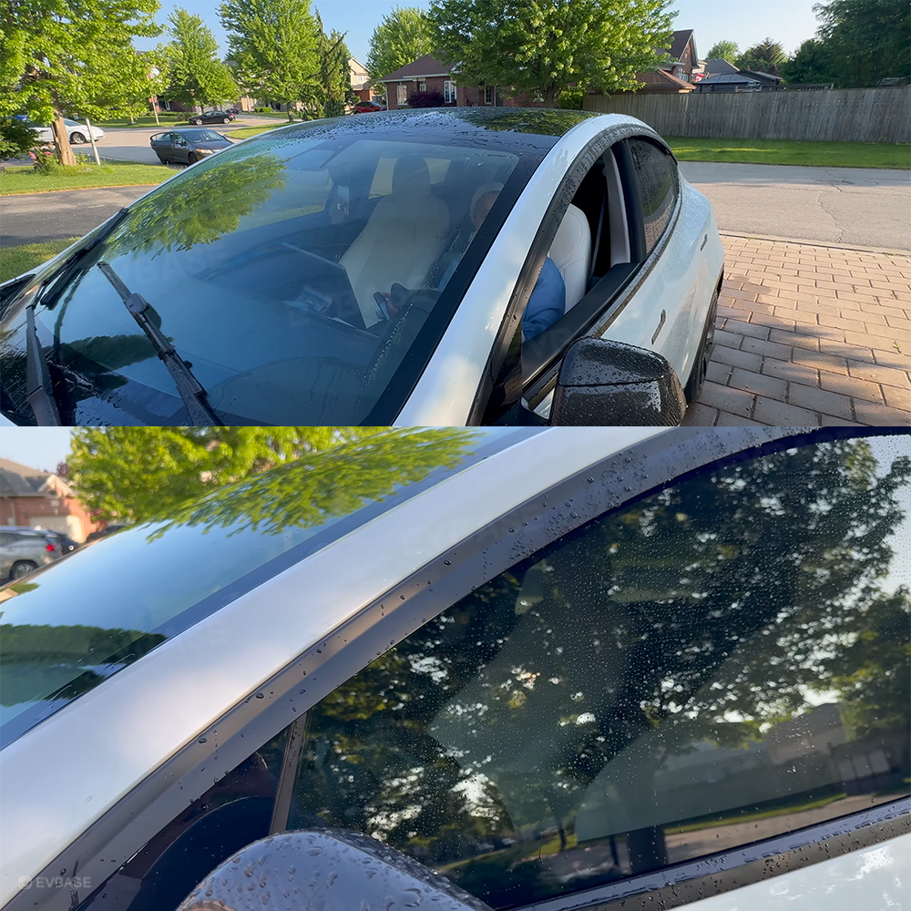 Model Y/ Y Juniper Rain Guards Side Window Visors ABS Wind Deflectors for Tesla