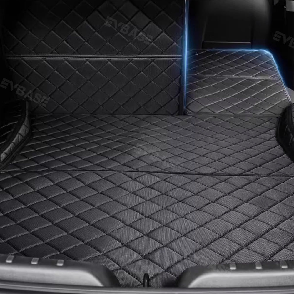 Model 3/Y/3 Highland Trunk Mat Rear Cargo Liner Oxford Cloth Waterproof Pet Mat Floor Protector for Tesla