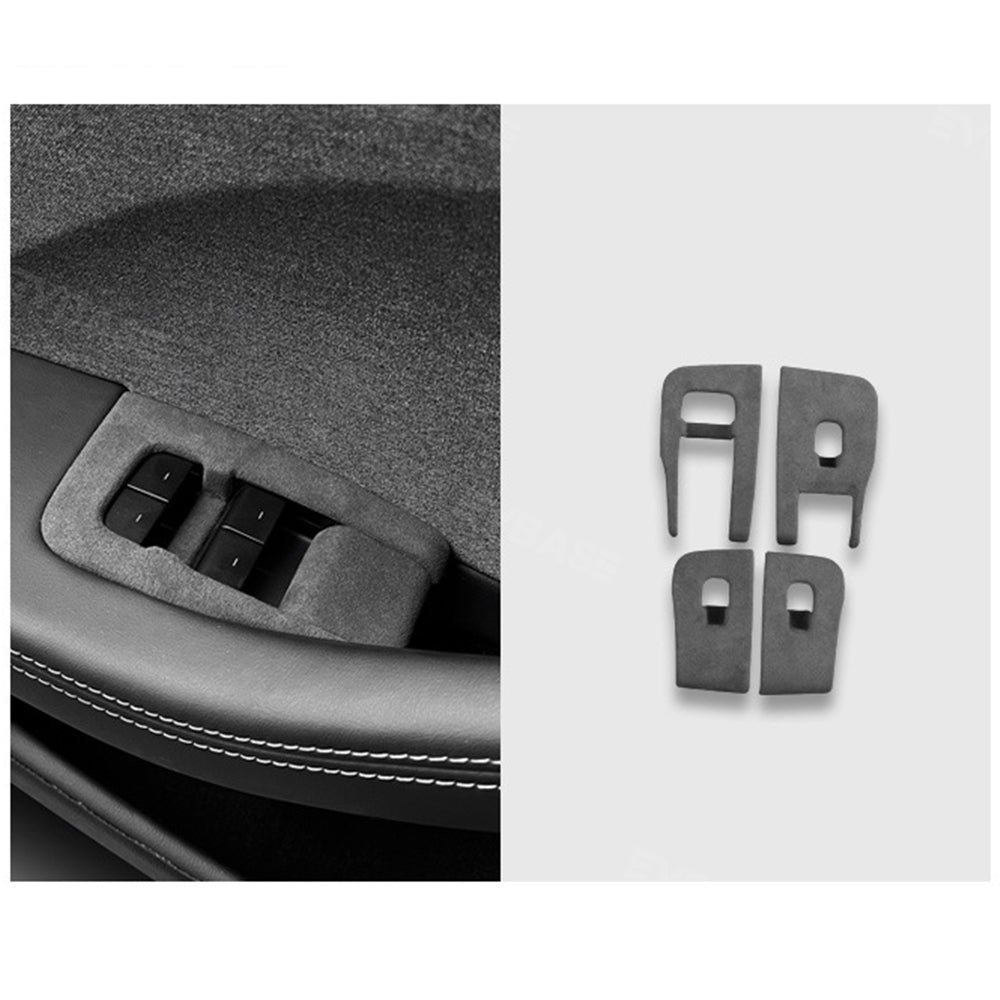 Model 3 Highland Alcantara Window Lift Switch Button Cover Left Hand Drive Panel Trim Sticker for Tesla