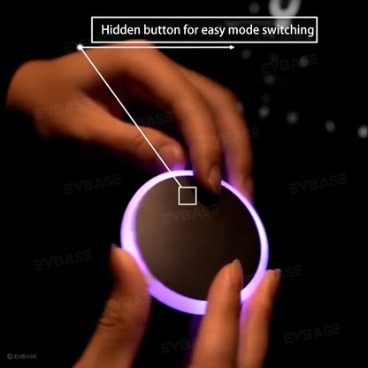 Cybertruck Cup Holder Lights Mats LED 7 Colors Luminous Cup Coaster