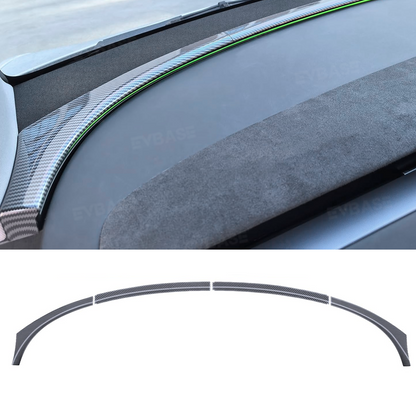 Model Y Juniper Dashboard Ambient Light Strip Trim Cover ABS Carbon Fiber Style Dash Panel Upgrade