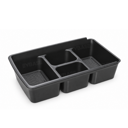 Center Console Lower Organizer Tray for Rivian R2 Pull-Out Storage Box Under-Armrest Organizer Interior Accessories