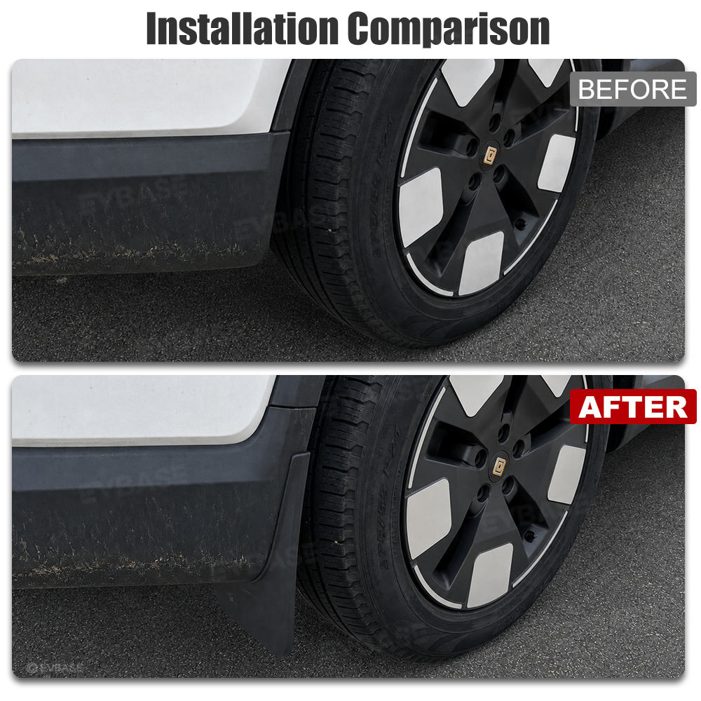 Mud Flaps for Rivian R2 Splash Guards No Drilling Precision Fit Splash Fender
