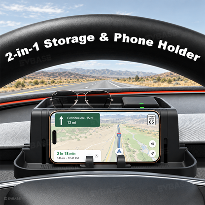 Model Y Juniper/ 3 Highland/ Y L Dashboard Storage Tray with Phone Holder & ETC Bracket
