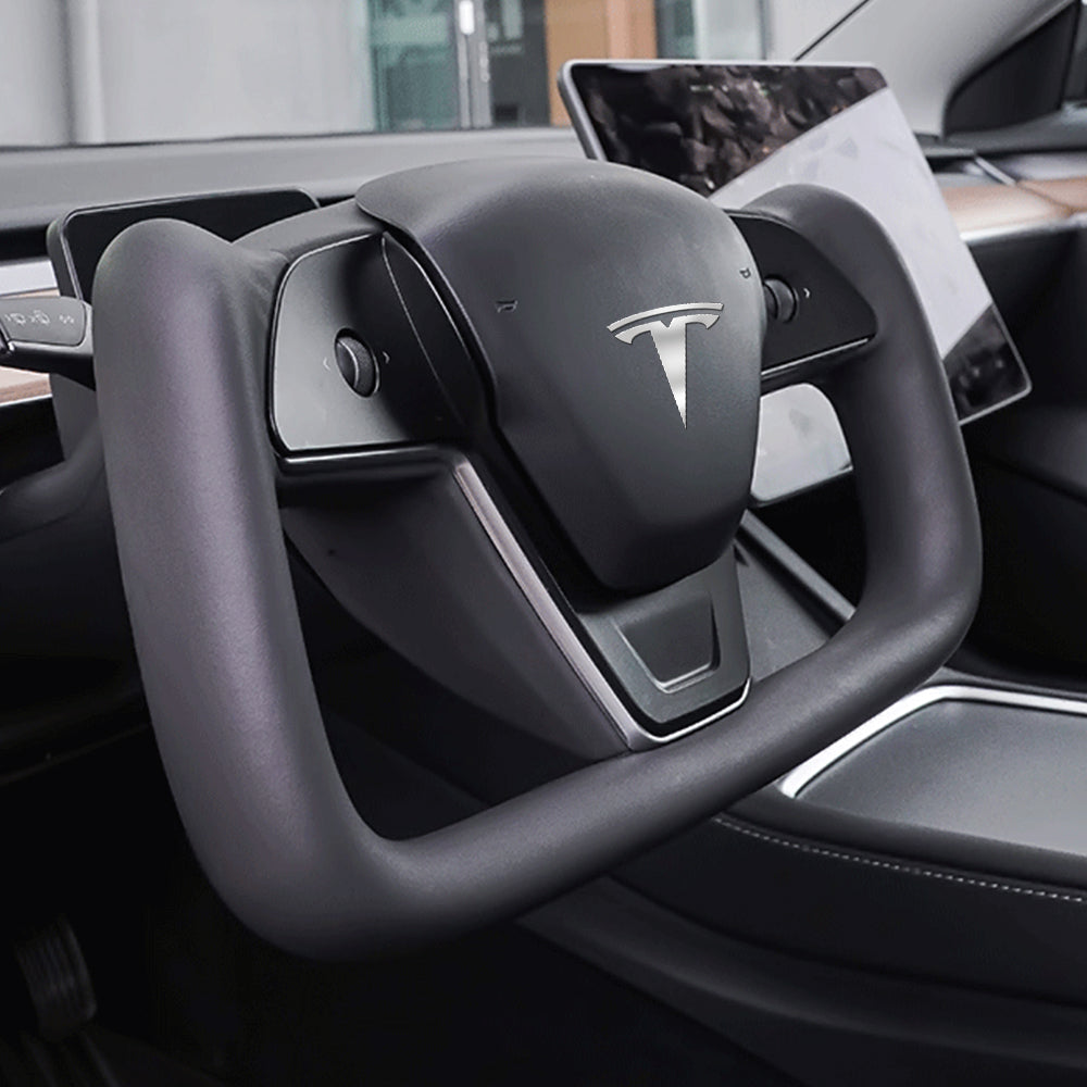 Tesla Model 3 Y Yoke Steering Wheel Inspired by Model X/S Yoke