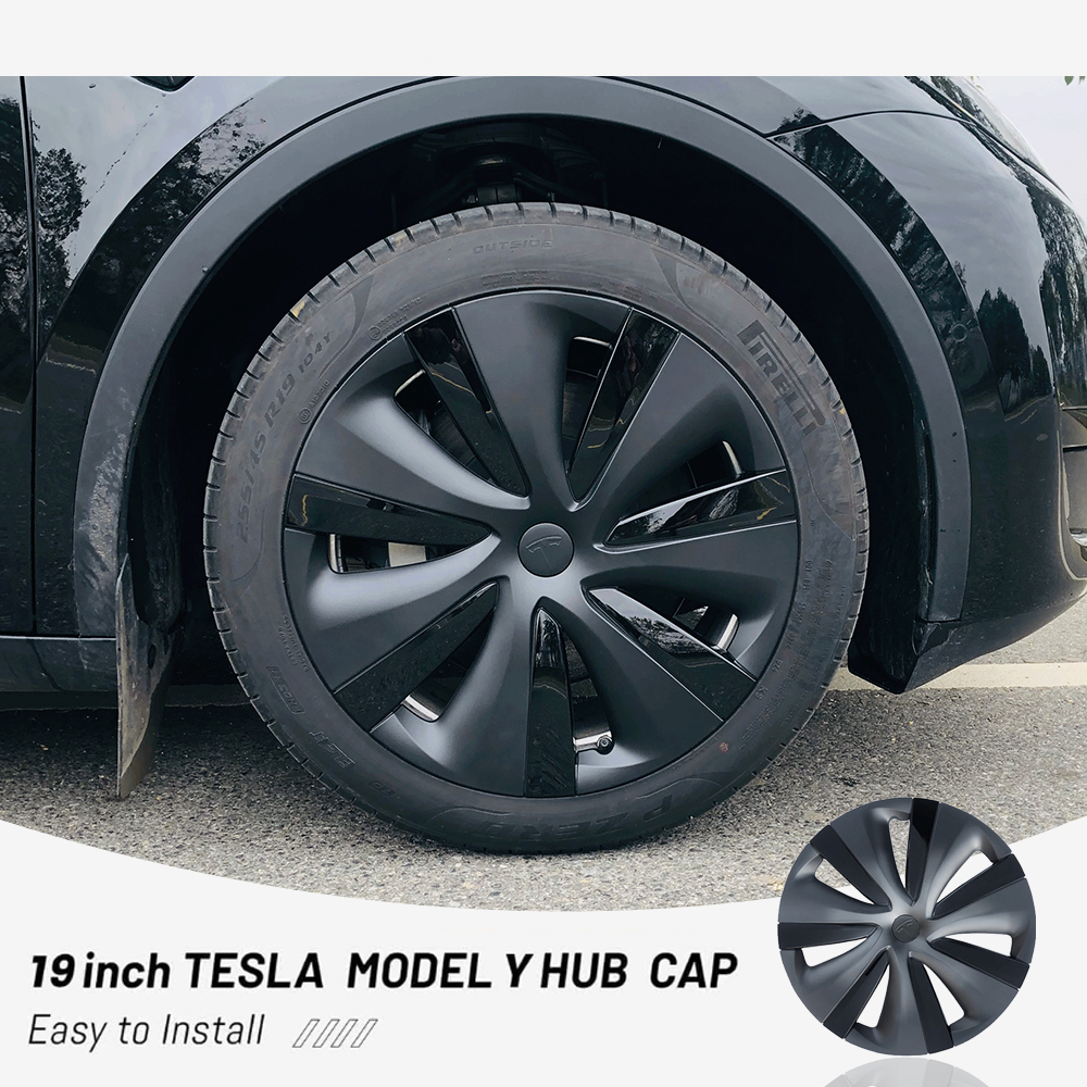 Model Y Gemini Wheel Covers 19 inch Sport Model S Version Wheel Cap 4PCS Matte for Tesla