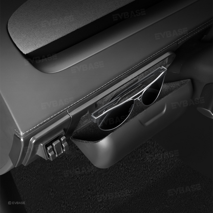 Model Y Juniper Dashboard Left Cup Holder Glasses Holder 2-in-1 Storage Organizer Box