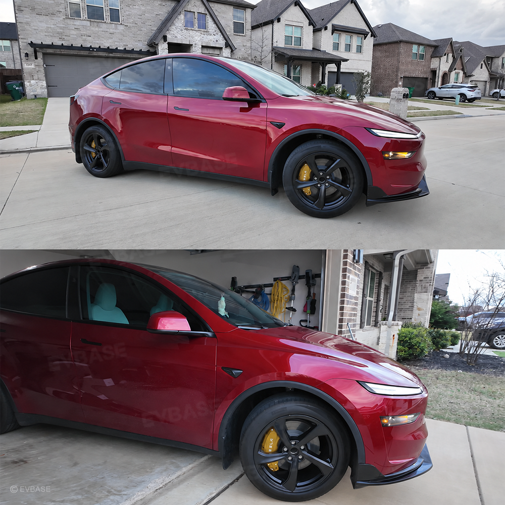Model Y Juniper/ Model Y L Brake Caliper Covers Set Performance Aluminum Front & Rear Caliper Protector Precision Bolt-On