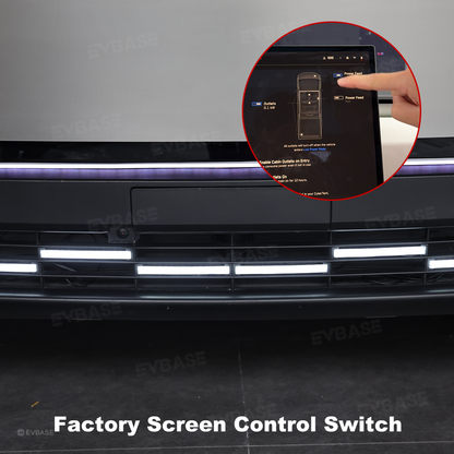 Cybertruck Front Grille LED Light Bar Tactical Lower Grille Auxiliary Lighting Upgrade
