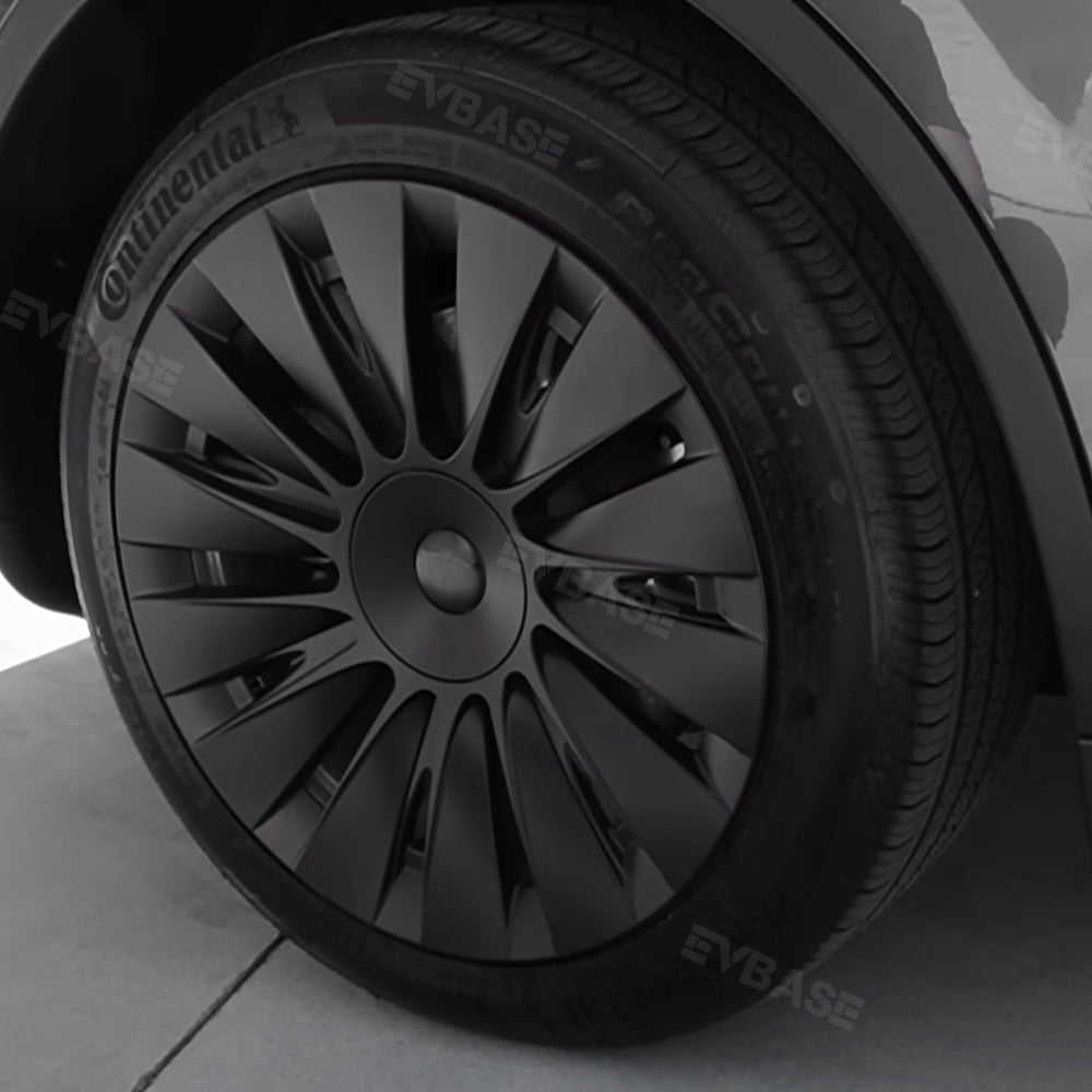 Tesla Wheel Caps Model Y Induction Wheel Covers 19 inch Matte 4pcs for Gemini Wheels
