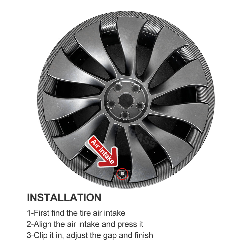 Model Y RimCase Wheel Protector for 20-inch Wheels Tesla Exterior Accessories Kit