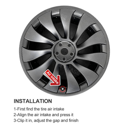Model Y RimCase Wheel Protector for 20-inch Wheels Tesla Exterior Accessories Kit