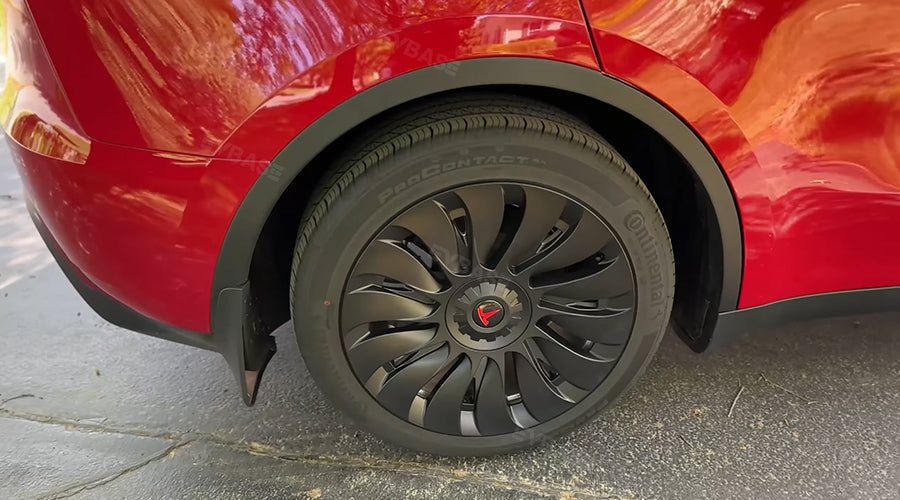 Tesla Logo Model 3 Y Wheel Hub Caps Center Cover Logo 4PCS - EVBASE ...