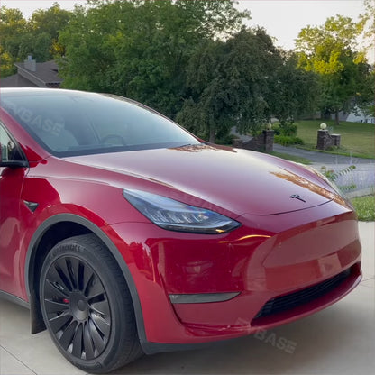 Wheel Covers Model Y Induction Wheel Caps for 19 inch Gemini Wheels 4PCS Matte Tesla Model Y Accessories