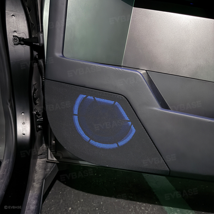 Cybertruck Interior Ambient Lighting Kit RGB Streamer Lights LED Interior Light Strips Multi-Zone Lighting Upgrade System with Factory Screen Control