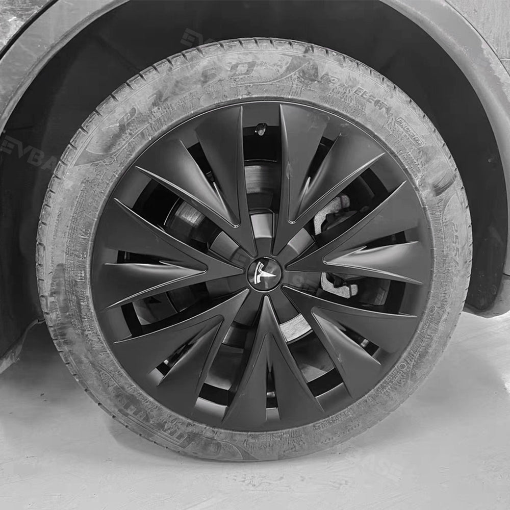 Model Y Wheel Covers 19" Wheel Caps ABS Hubcaps Replacement 4PCS Rim Protection For Tesla Gemini Wheels