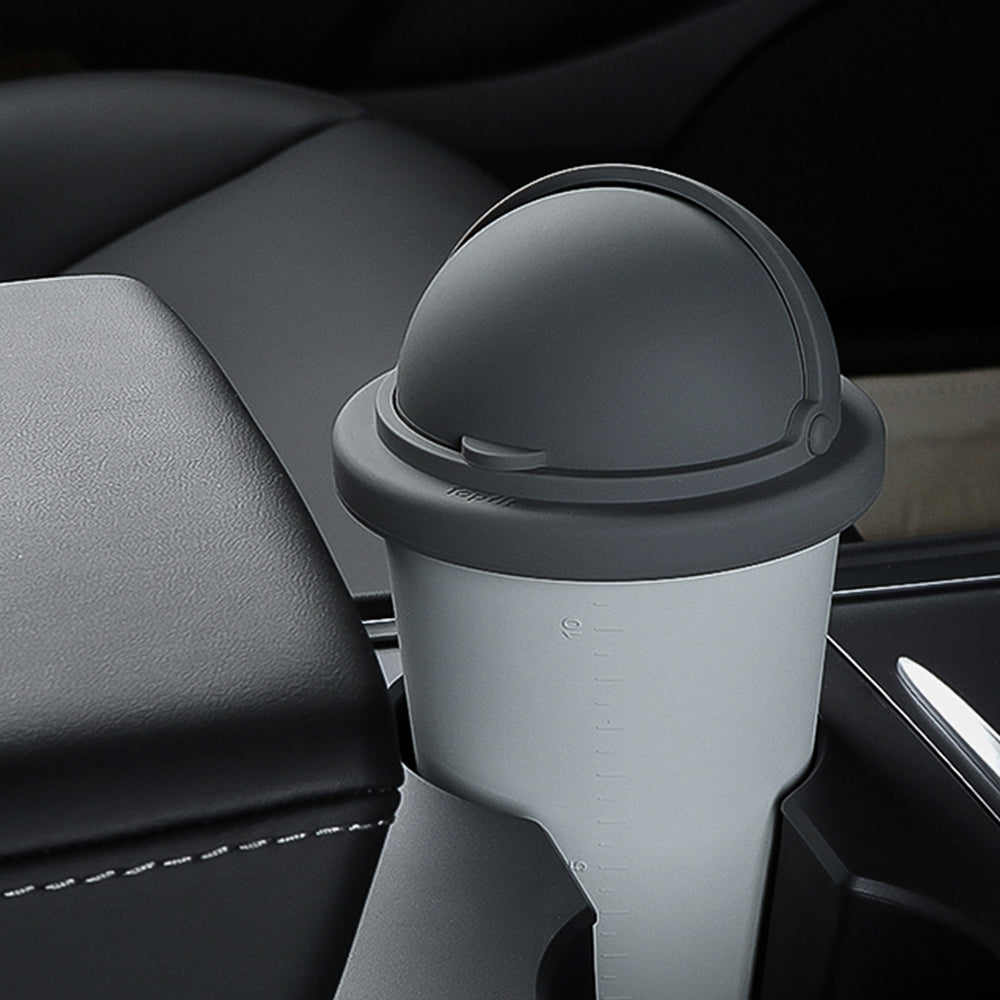 EVBASE Tesla Model 3 Y X S Cupholder Trash Can Tesla Interior Accessor -  EVBASE-Premium EV&Tesla Accessories