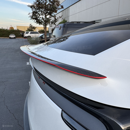 Carbon Fiber Rear Wing Spoiler for Model 3 Highland/ Y Juniper with Performance Style Redline Rear Trunk Spoiler