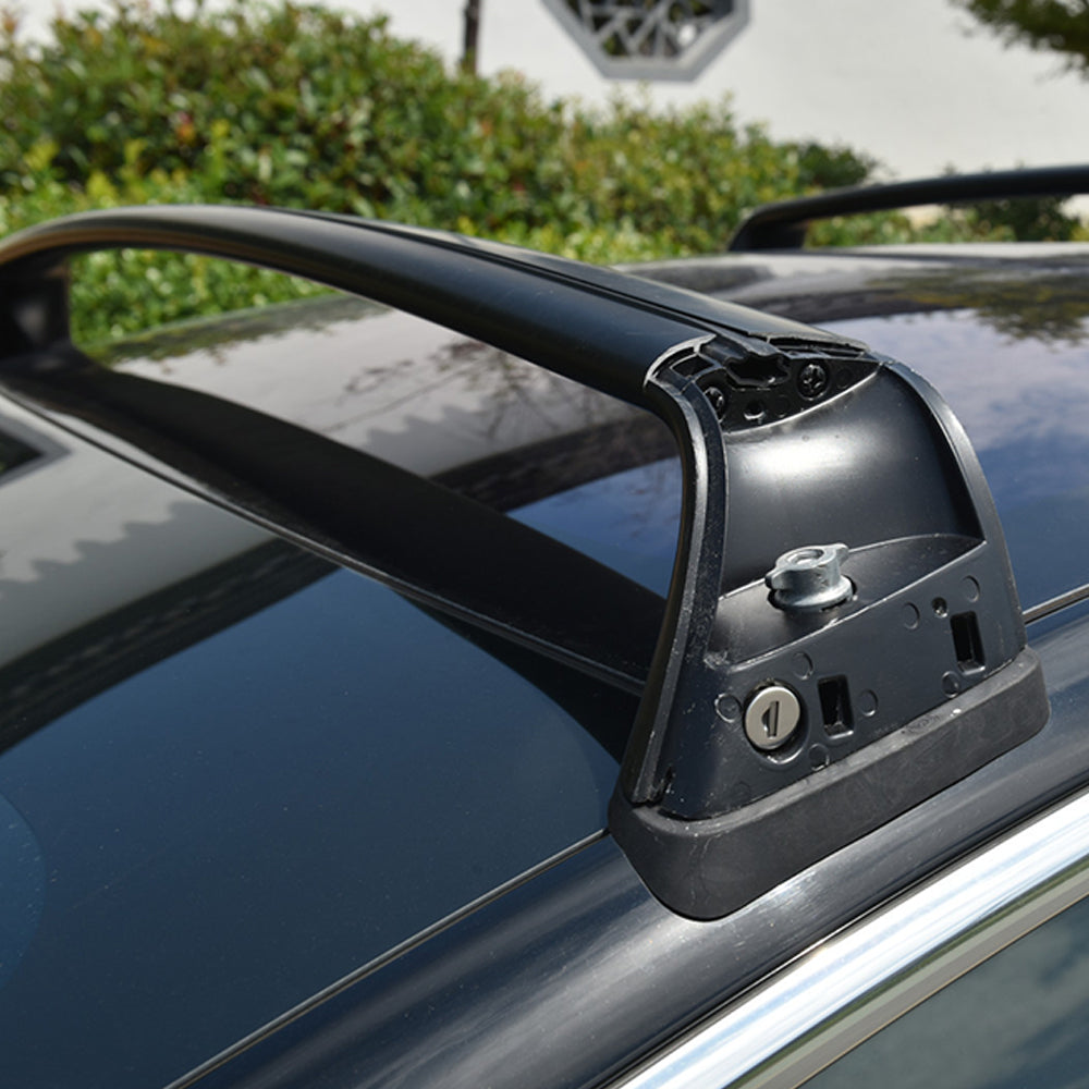 Tesla Rood Rack Tesla Model 3 Y Crossbar Roof Rack Lockable Cargo Carrier 2PCS – EVBASE ...
