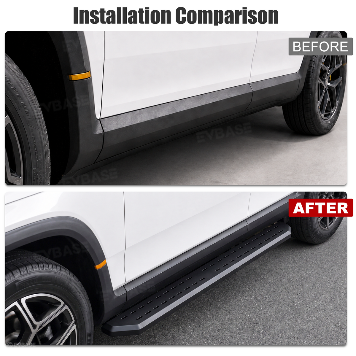 Running Boards 2.0 for Rivian R2 Heavy-Duty Off-Road Style Side Steps Nerf Bars