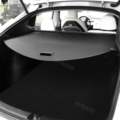 EVBASE Tesla Model Y Retractable Trunk Cargo Cover Rear Privacy Cargo Cover Shade Protector