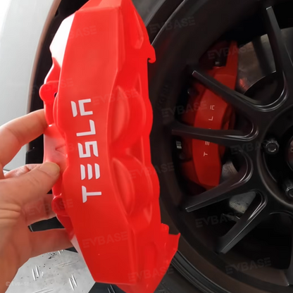 Model Y/ Y Juniper Silicone Brake Caliper Covers Caliper Protector Set Slip-On Fit & No Wheel Removal