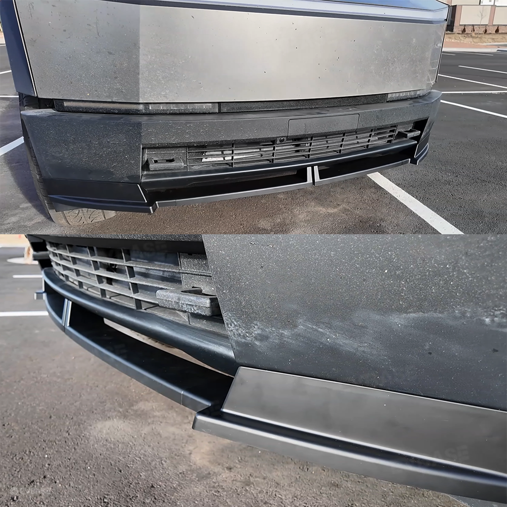 Cybertruck Front Bumper Lip Splitter ABS Front Lip for Tesla