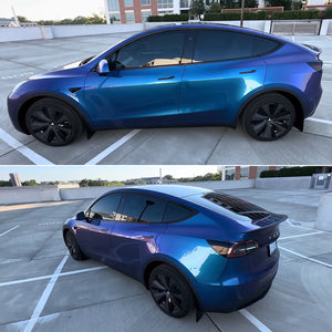 New EVBASE Tesla Model Y Tempest Wheel Cover 19 inch Sport Model S Version Wheel Cap 4PCS Matte