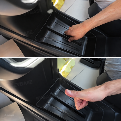 Model Y Juniper Standard Center Console TPE Organizer Under Console Silicone Storage Tray