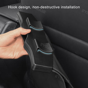 Tesla Garbage Bag EVBASE Rear Seat Trash Can Magnetic Buckle Hanging Organizer For Model 3 Y