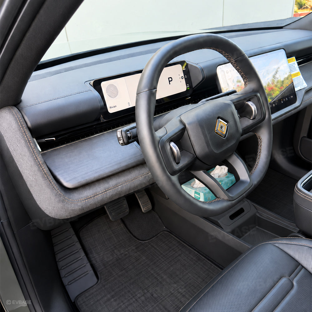 Lower Center Console Organizer 2.0 for Rivian R2 Under Console Storage Tray