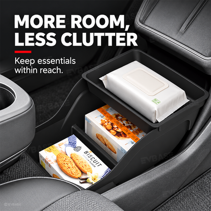 Model Y Juniper Standard Lower Center Console Organizer Under Console Storage Tray 2.0