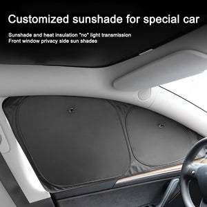 Tesla Model 3 Y Sunshade Side Windows Rear Windshield Sun Shades Privacy Protection for Tesla Camping