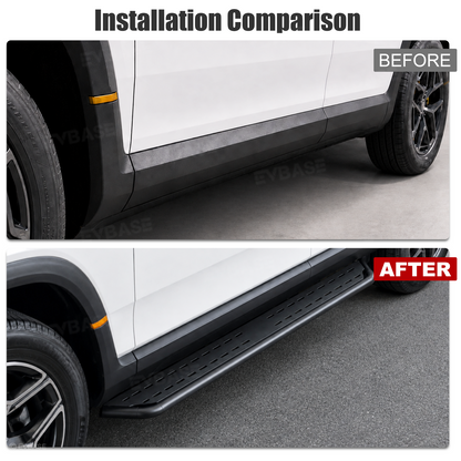 EVBASE Running Boards for Rivian R2 Side Steps Heavy-Duty Non-Slip Nerf Bars Exterior Off-Road Accessories