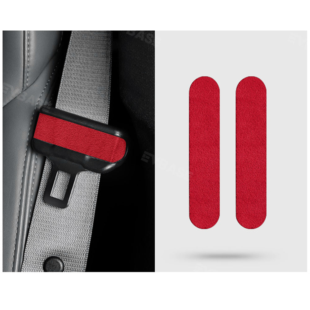 Model 3 Highland Real Alcantara Seat Belt Fascia Cover for Tesla