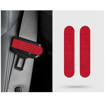 Model 3 Highland Real Alcantara Seat Belt Fascia Cover for Tesla