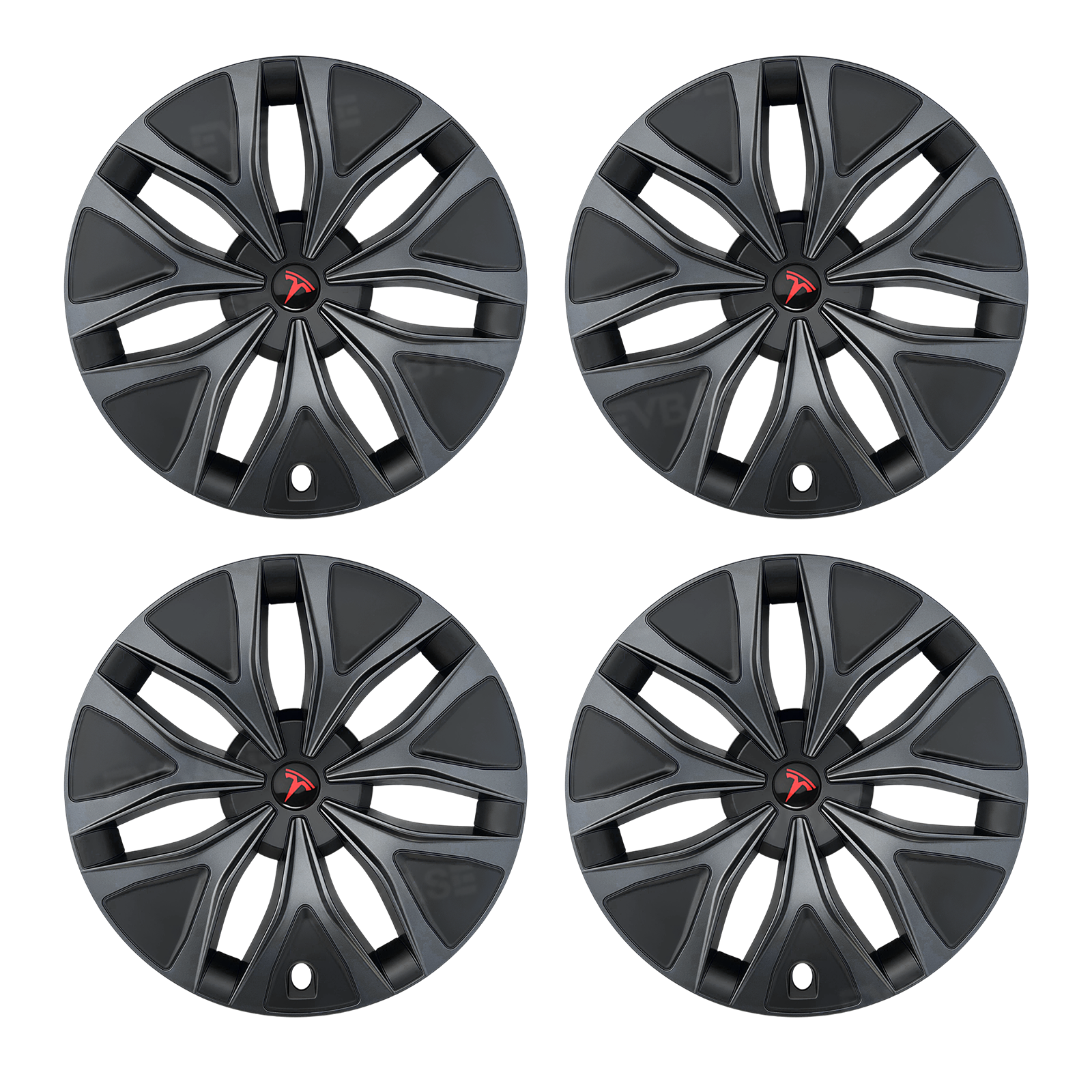 Model Y L Wheel Covers 19" Mecha Wheels Hubcaps Inspired By Model Y Performance