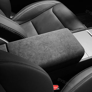 Model 3 Highland Alcantara Center Console Armrest Box Cover Sticker Protector Trim Tesla Interior