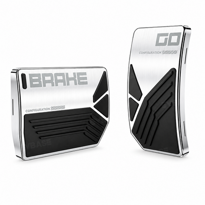 Model Y/ YL/ 3 Aluminum Alloy Brake & Accelerator Pedal Covers Non-Slip Foot Pedals Pads Set