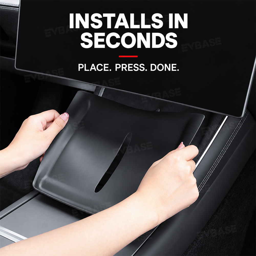 Model Y L Center Console Wireless Charging Pad Liner Silicone Charger Protector Anti-Slip Mat